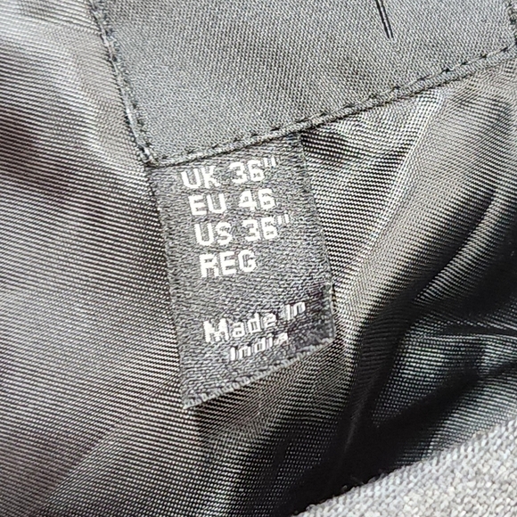 Asos Men's Single Breasted Grey Suit Jacket - 36R - Picture 4 of 8